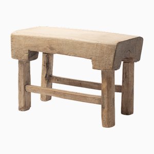 Chinese Elm Bench, 19th Century