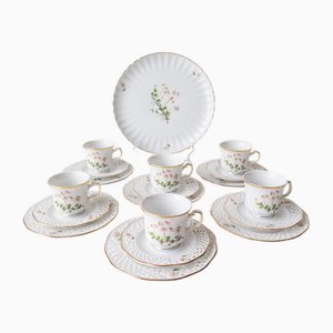 Coffee Set for Six People from Hackefors Porcelain, 1970, Set of 19