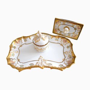 Porcelain Inkstand from Fürstenberg, 1950s