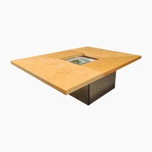 Vintage Coffee Table in Ash by Paul Michel, 1970s