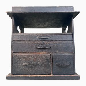 Commode Suzuri Tansu Antique, Japon, 1890s