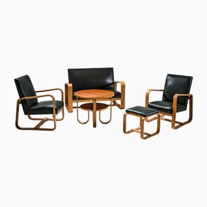 Seating Group by Giuseppe Pagano Pogatschnig, Italy, 1940s, Set of 5
