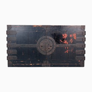 Antique Japanese Tansu Chest with Hidden Drawer, 1900s