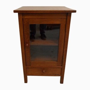 Vintage Dutch Oak Display Cabinet, 1930s