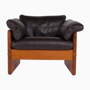 Dänischer Vintage Ledersessel, 1970er