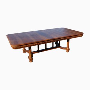 Grande Table à Rallonge en Noyer, 19ème Siècle