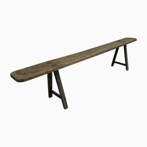 Banc Antique en Chêne, 1890s