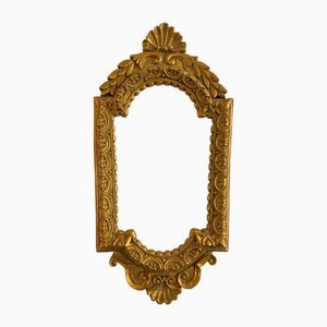 Cornice grande barocca in legno dorato, anni '20