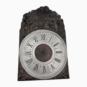 Heavy Cast Iron Clock Plate, 1890s