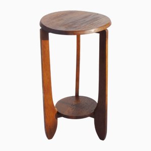 Table d'Appoint Art Déco Vintage en Chêne, 1920s
