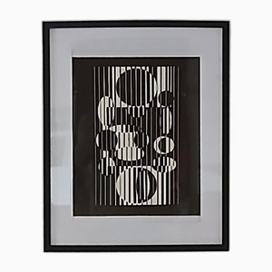 Victor Vasarely, After Iaca, anni '50 / 1973, Serigrafia, con cornice