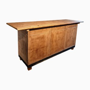 Vintage French Oak and Pine Counter, 1930s