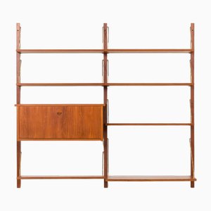 Danish Home Office Wall Unit in the Ssyle of Poul Cadovius, 1960s