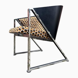 Fauteuil Mondi en Chrome Noir par Jouko Järvisalo pour Inno Interior Oy