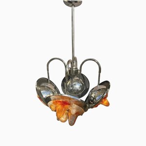 Vintage Italian Hanging Light by Toni Zuccheri, 1970s
