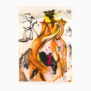 Tauromachie au Papillons, 1972, Lithograph