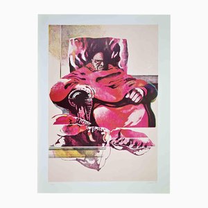 Mario Bardi, The Cardinal, 1979, Lithograph