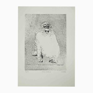 Sergio Barletta, Homo Ludens, 1960er, Radierung