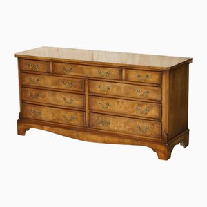 Burr and Burl Walnut Sideboard
