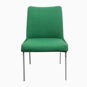 Dispo 8 Grass Green Hopsak & Chrome Chair from Mauser, 1960s