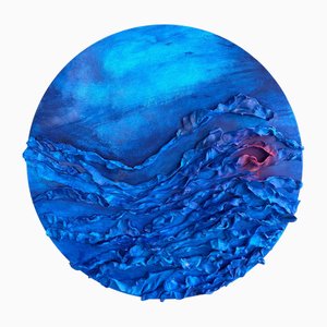 Vera Vizzi, Textural Seascape, 2025, Acryl und Ton