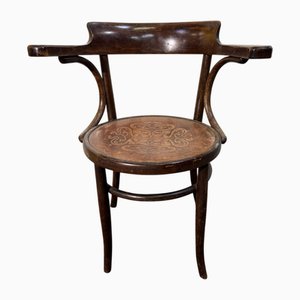 Curved Wood Desk Chair from Fischel