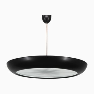 Bauhaus UFO Pendant Light by Josef Hurka for Napako, Czechoslovakia, 1940s