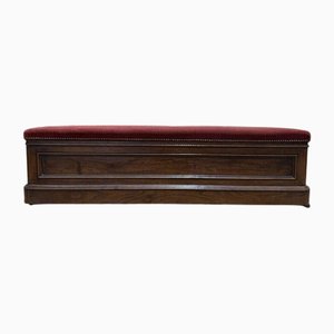 Louis Philippe Storage Bench in Oak