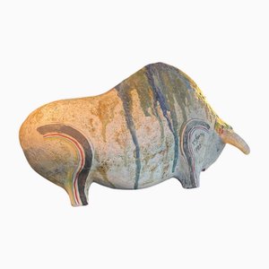 Ivo De Santis, Bull, 1982, Ceramic