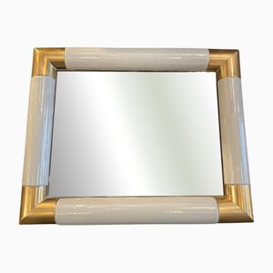 Gestell aus Messing & grauer Keramik, 1970er