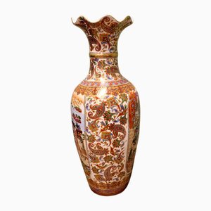 Vaso Satsuma alto in ceramica, anni '90