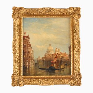 Alfred Pollentine, Venice, 1800s, Oil on Canvas, Framed