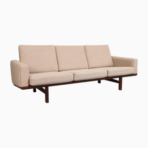 GE 236 3-Seater Sofa in Teak by Hans Wegner, Denmark, 1960s