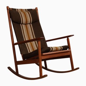 Schaukelstuhl aus Teak von Hans Olsen, Dänemark, 1960er