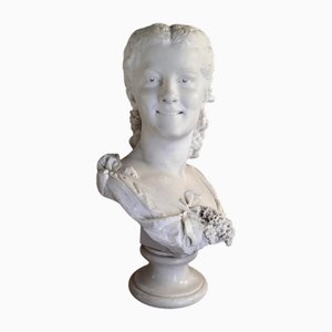 Marble Bust by Antonio Giovanni Lanzirotti