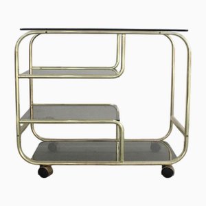 Vintage Italian Brass Trolley, 1960s