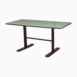 Grüner italienischer Vintage Tisch aus Resopal, 1950er