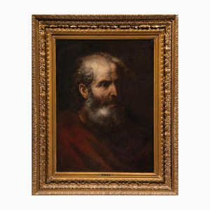 Central School of Arts & Crafts, Portrait of a Bearded Man, Oil on Canvas, Framed