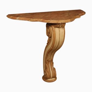 20th Century Italian Lacquered and Painted Console, 1960s