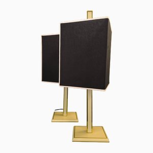 Corner Fan Lights, 1970s, Set of 2