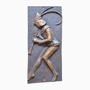 Pifferaio magico di Hamelin a rilievo, anni '60