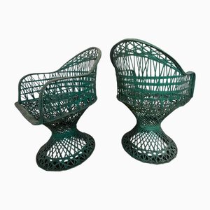 Spun Fibreglass Chairs by Russell Woodard, 1960s, Set of 2