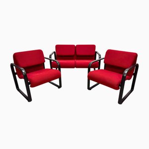 Vintage Sofa & Sessel von Arflex, 1990er, 3er Set