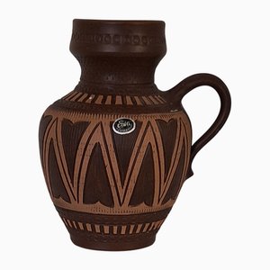Vintage German Handmade Ceramic Vase by Eiwa, 1970s