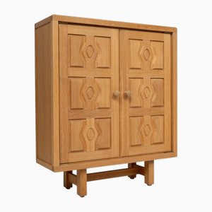 Vintage French Cabinet by Guillerme Et Chambron for Votre Maison, 1950s
