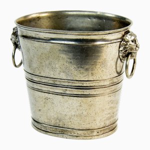 Mid-Century Modern Ice Bucket with Lion Handles, 1950s