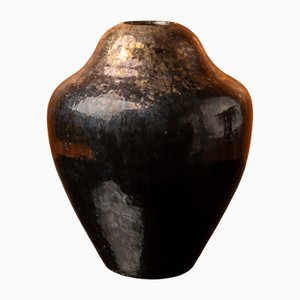 Vaso in ceramica smaltata di Vallauris, anni '50