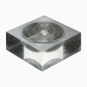 Large Acrylic Glass Ashtray, 1970s