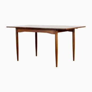 Mid-Century Modern Teak Extendable Dining Table, 1960s