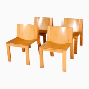 Sedie da pranzo Se15 in frassino di Pierre Mazairac & Charles Boonzaaijer per Pastoe, 1976, set di 4
